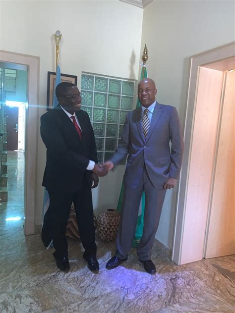 Courtesy Call On The High Commissioner Of Botswana High Commission Of