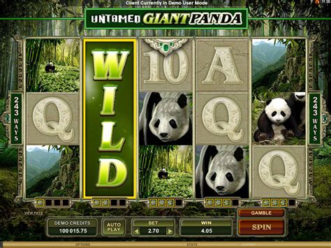 Untamed Giant Panda Slot Free Play Spins