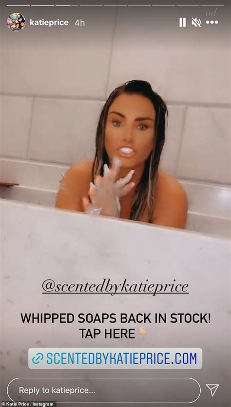 Katie Price Gets Naked And Films Herself In The Bath Daily Mail Online