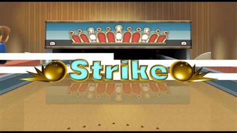 Strike In 100 Pins Bowling Wii Sports Resort4k Uhd 60 Fps Youtube