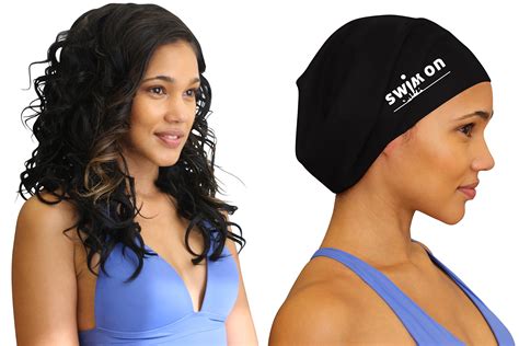 Large Swim Cap For Long Thick Or Curly Hair By Swim On Waterproof