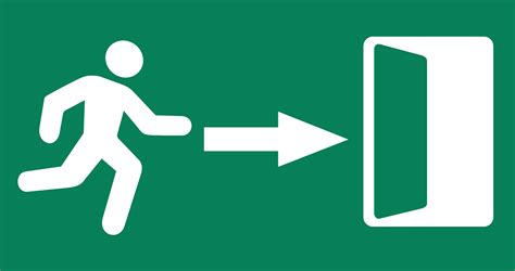 Clipart Exit Sign