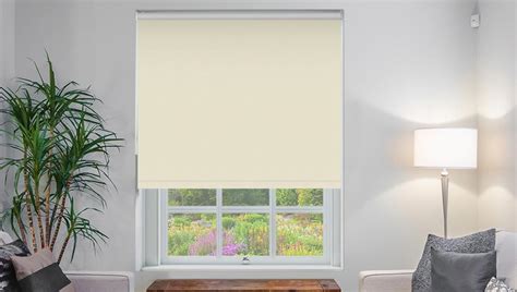 Signature Ivory Roller Blind New Sq Metre Pricing Shades Blinds