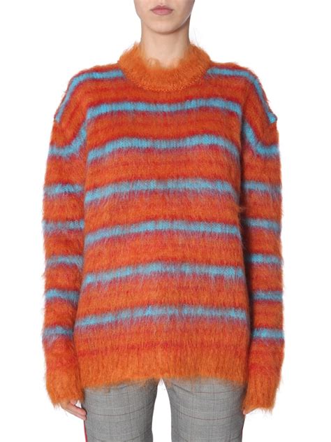 Marni Marni Mohair Sweater Arancione 10970458 Italist