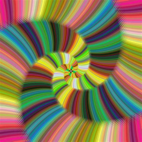 Shiny Colorful Spiral Fractal Design Vector Eps Ai Uidownload