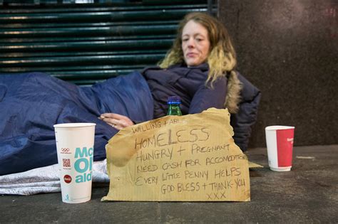 Harrowing Images Show The Extent Of Homelessness On The Busy Streets Of