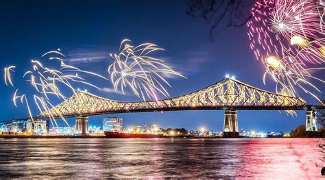 In Honour Of Montreals 375th Anniversary Jacques Cartier Bridge Was
