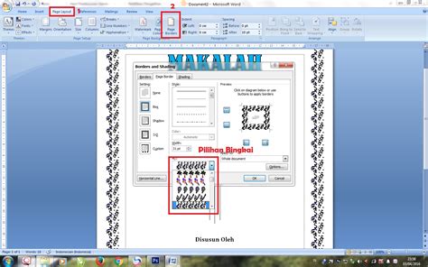 Cara Membuat Bingkai Cover Pada Microsoft Word Tutorial Lengkap My