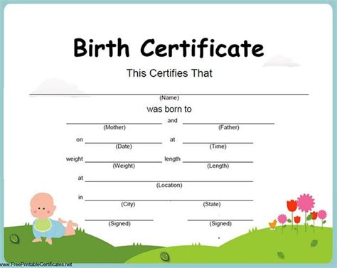 Are you looking for a trustworthy fake birth certificate maker? 38+ Birth Certificate Templates - Free Word, PDF, PSD ...