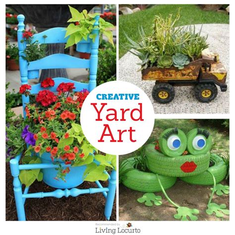 Diy Yard Art And Garden Ideas Creative Ways To Add Color And Joy To A