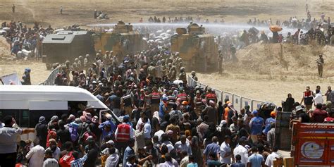 the number of refugees fleeing syria is the largest from any crisis in almost 25 years
