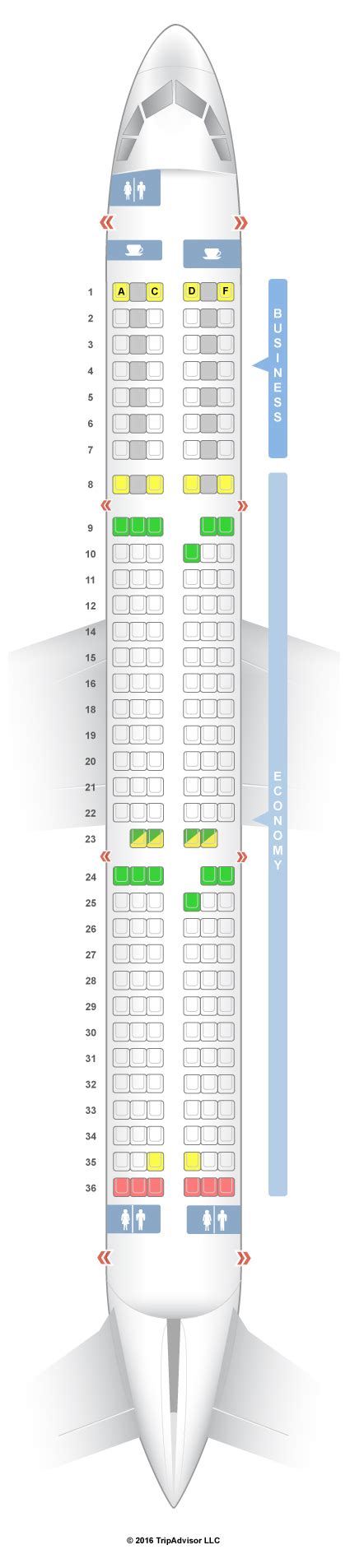 Seatguru Seat Map Alitalia Airbus A321 321 Layout 2