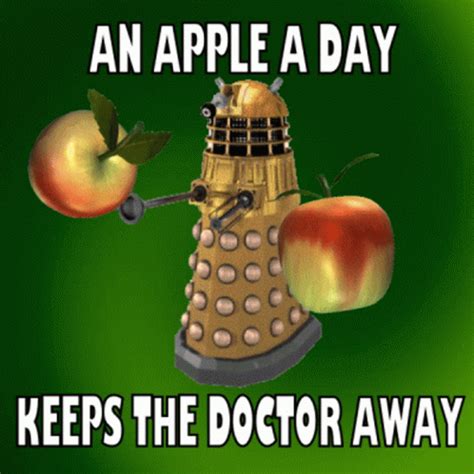 An Apple A Day Keeps The Doctor Away Dr Who Gif An Apple A Day Keeps The Doctor Away Dr Who