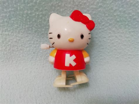Vintage 1995 Hello Kitty Sanrio Wind Up Toys Walking Doll Etsy