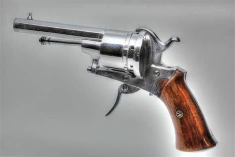 Belgian 7mm Pinfire Revolver Lefaucheux Pinfire Guns And Ammunition