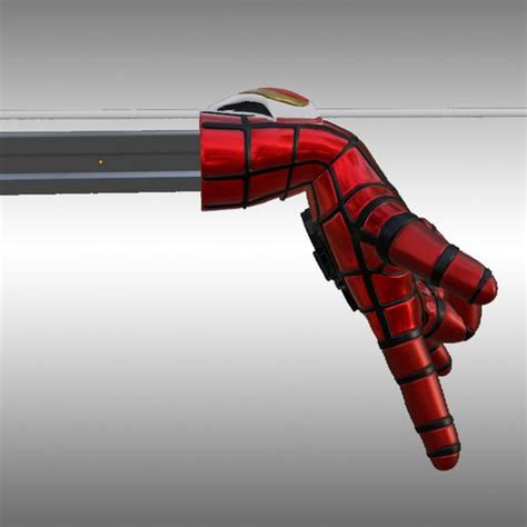 Stl Datei Creality Ender 3 Spiderman Web Shooter Hand Filament Guide