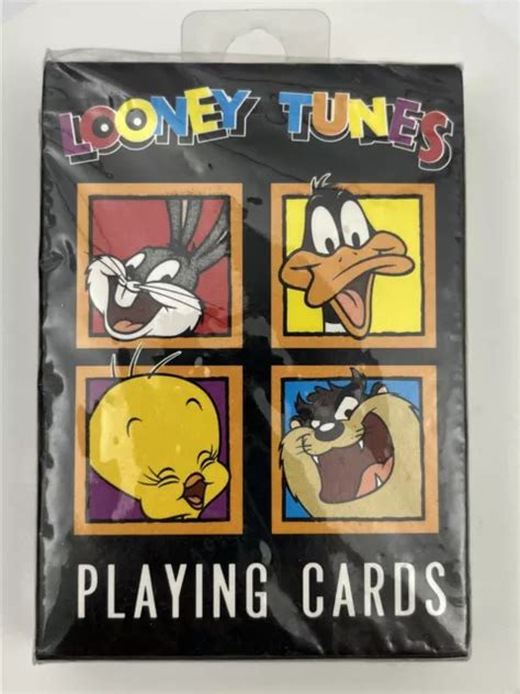 Vintage Looney Tunes Playing Cards Bugs Bunny Taz Tweety Bird Daffy