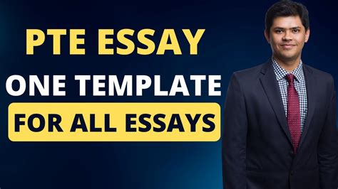 Pte Essay Writing One Template For All Essays Perfect Essay Template Youtube