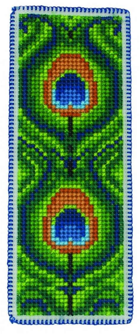 Cross stitch peacock border patterns. Peacock Bookmark Cross Stitch Kit | Cross stitch, Cross ...