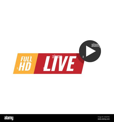 Vector Live Stream Logo Design Image Live Hd Video Streaming Icon Bars