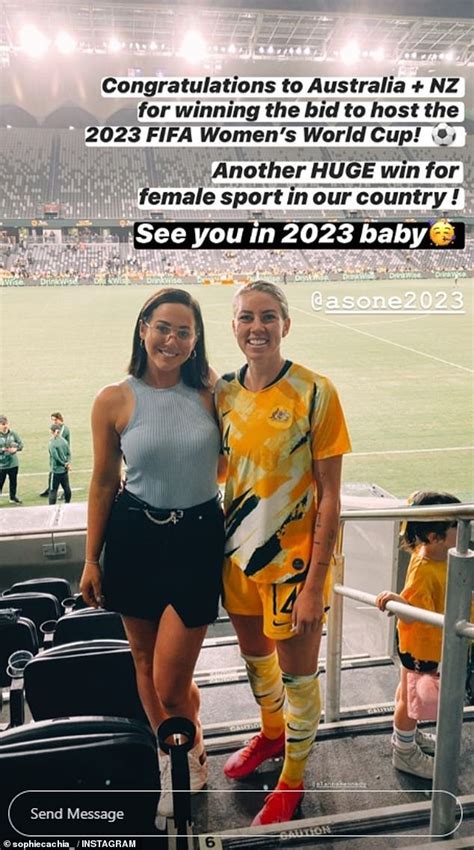 Alanna Kennedys Girlfriend Sophie Cachia Congratulates The Matildas