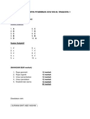 Jawapan Buku Teks Psv Tingkatan 1