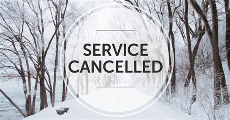 Service Canceled Wednesday Faith Temple Church Of Sulphur