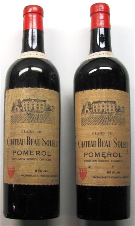 Château beausoleil crémant de limoux brut reserve n.v. 2 flessen Chateau Beau Soleil Pomerol grand cru 1959 ...
