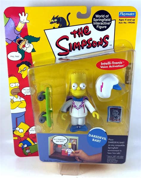 Daredevil Bart Simpson Playmates The Simpsons Wos Series 8 Action Figure Moc New 1920603470