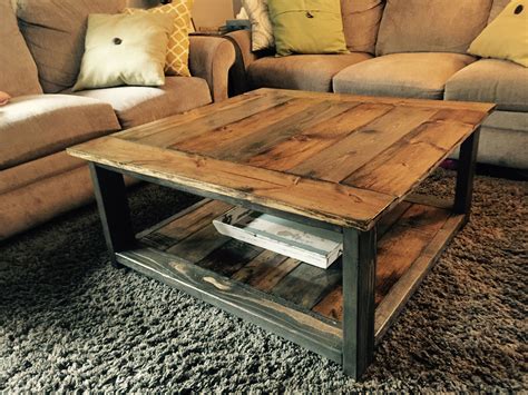 Shop rustic coffee tables in a variety of styles and designs to choose from for every budget. Ana White | Coffee table farmhouse, Coffee table plans ...