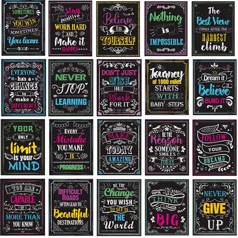 Motivational Posters For Classroom Inspirational Quotes Posters Wall