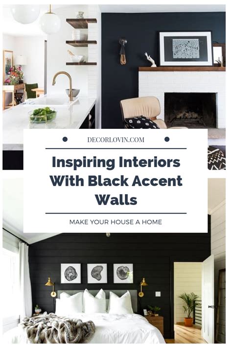 Bold Black Accent Wall Ideas Black Accent Walls Black Painted Walls