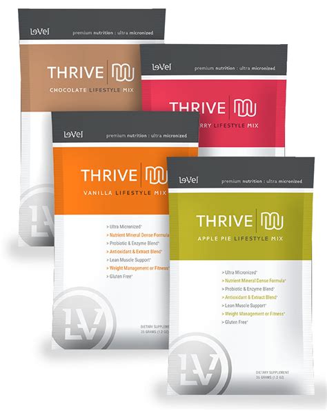 Le Vel Thrive Premium Lifestyle Mix Packets Sampler Pack