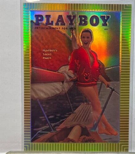 Playboy Chromium Cover Cards Edition 3 R207 Refractor Card EBay