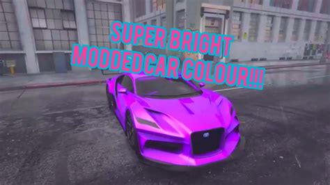 Super Bright Modded Crew Colours Gta V Modsglitches Youtube