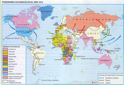 Profesor De Historia Geografía Y Arte El Imperialismo Colonial