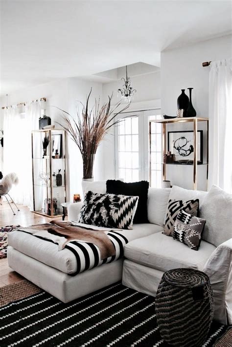 Pin By Moriah Evanoff On Dream Home Boho Chic Living Room Black