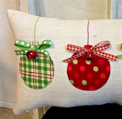 Augustexture Fabric Christmas Ornaments Christmas Tree Pillow Xmas
