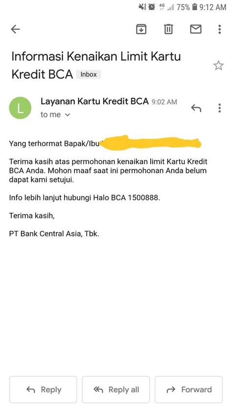 Contoh Surat Pernyataan Permohonan Kenaikan Limit Kartu Kredit Delinewstv