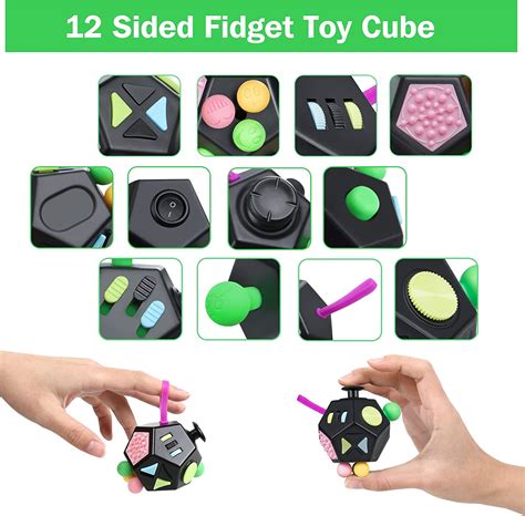 Buy Vcostore Dodecagon Fidget Cube 12 Sided Fidget Cube Toy