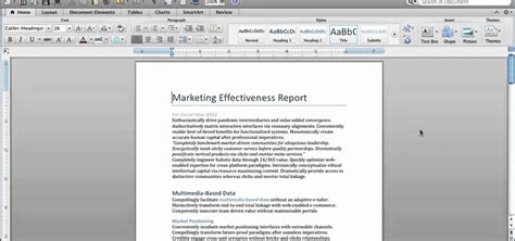 Use microsoft word for the best word processing and document creation. How to Reformat a document with Quick Style Sets in ...