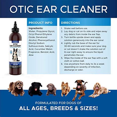 Pethonesty Dog Ear Cleaner And Ear Infection Treatment Advanced