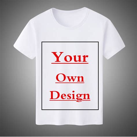 Aliexpress.com : Buy Free Customized Logo Men/Women T shirt Print Your Own Design High Quality