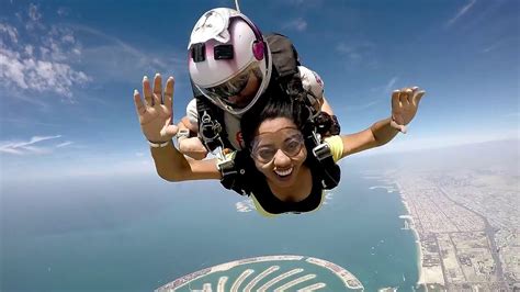 What is cost of skydiving in dubai. Khushi's Skydive With Skydive dubai - YouTube