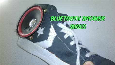 Diy Bluetooth Speaker Shoes Youtube