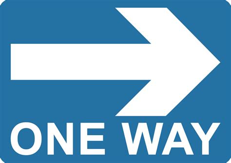 One Way Sign Dir001 Create Signs
