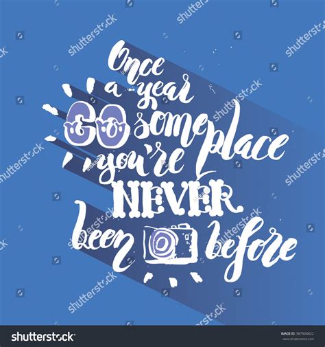 Travel Inspiration Quotes On Suitcase Silhouette Stock Vector 387904822 - Shutterstock