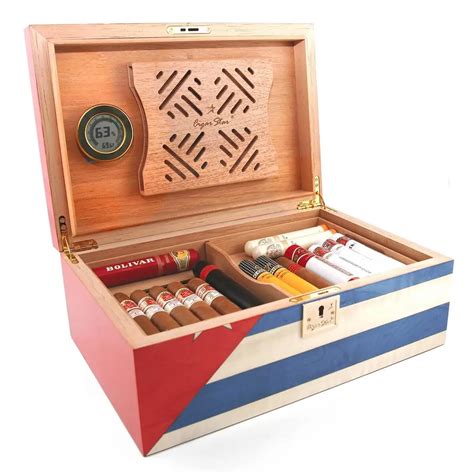 Personalized Cigar Humidor Humidor Cigar Box Cigar Gift Set Cigar Gift Box Wood Cigar Holder