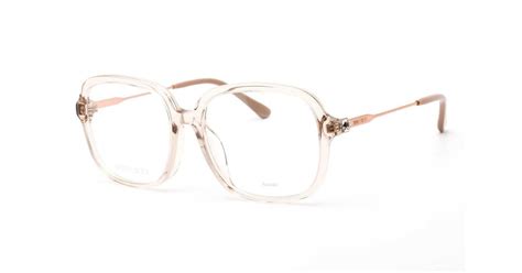 Jimmy Choo Jc326 F Eyeglasses Nude Clear Lens In Metallic Lyst UK