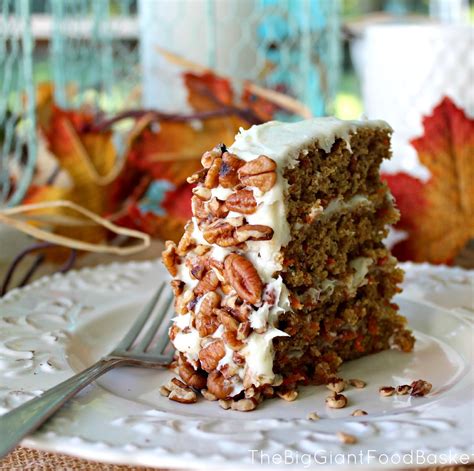 Carrot ginger tea cake with lime glaze. The Big Giant Food Basket: Elegant and Easy 4 Layer Carrot Cake